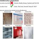 Metal Tile Backsplash with RetroLook - (Hexagon White Marble Mixed Silver 5pc/Pack) Metallic Peel and Stick, Luxury Wall Remodelling in Affordable Price, Ideal for Kitchen, Bathroom, Stairway