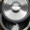 Insulated Ice with Silicone Lid, Scoop, Tongs & Strainer, 3L Stainless Steel Double Wall Ice Buckets for Parties & Cocktail Bar, Champagne Ice with Lid for Freezer, Ivory (Moonlit White)