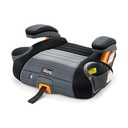 Chicco GoFit ClearTex Plus Backless Belt-Positioning Booster Car Seat, LATCH Attachment Plus Quick-Release - Obsidian (Black)