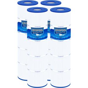 Cryspool 07080 Filter Compatible with Jandy CL460, CV460, A0558000, R0554600, PJAN115, C-7468, FC-0810, 4X115 sq.ft Pool Filter Cartridges, 4 Pack