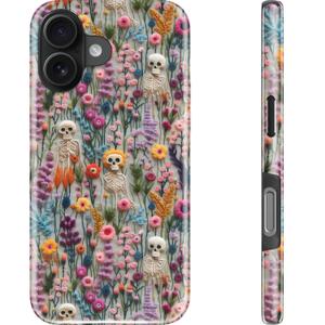 Goodon for iPhone 16 Case, Cute Preppy Floral, MagSafe Compatible