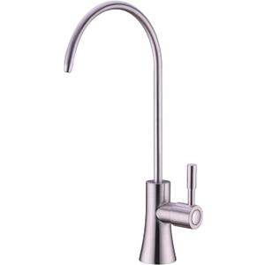 EKRTE Stainless Steel Drinking Water Faucet, Filtered Water Reverse Osmosis RO Faucet for Kitchen Sink, Brushed Nickel Reverse Osmosis Tap for Kitchen Sink