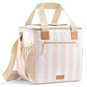 Fit & Fresh Regatta Insulated Soft Cooler Bag, 24-Can Capacity