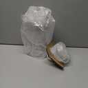 Large Apothecary Jars Glass, Clear Glass Candy Jar wiht Lids, Elegant Glass Candy Containers, Decorative Glass Jars for Wedding, Display and Party (Height: 15", Diameter: 6.7")