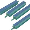 Pawfly Aquarium Air Stone Bar Bubbler 4 Inch, Fish Tank Bubbler Stone with Plastic Base Square Oxygen Diffuser for Nano Air Pump Small Bucket and Fish Tank, 4 Pack