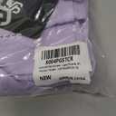 SUUKSESS Women Sexy Mesh Sheer Crop Tank Tops Sleeveless Ruched Going Out Tops (Medium, Purple)