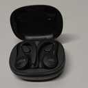 JVC Sport True Wireless Earbuds Headphones, Lightweight and Compact, Long Battery Life (up to 30 Hours), High Quality Sound with Neodymium Magnet Driver, Water Resistance (IPX5) - HAEC25TB (Black) (Small)