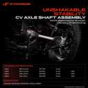 A-Premium Front Right Passenger Side CV Axle Shaft Assembly