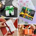 KMER LIFE 1-1/2" Wide x 50 Yards Ivory Single Faced Polyester Satin Ribbon for Wedding Decor, Wreath, Crafts, Gift Wrapping & Other Projects