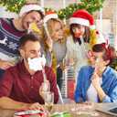 HOWAF 8pcs Christmas Pens Gifts Bulk, Christmas Ballpoint Pens for Coworkers, Xmas Appreciation Gift Pens for Nurse Teacher Employees, Xmas Holiday Gift Motivational Ballpoint Pen