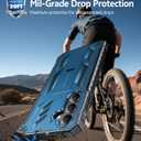 FNTCASE for Samsung Galaxy S26+ Plus Case: with Kickstand | 2 Front Frames | Built-in Screen Protector Military Grade Drop Proof Protection Rugged Protective Phone Case for S26 Plus 6.7 Inch Blue