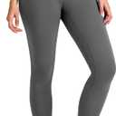Women's Soft High Waisted Yoga Pants Full-Length Leggings S/M