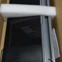 TOWON Black Desk Dry Erase Board with Charger Pad, Small Glass Desktop Whiteboard, Desktop whiteboard - Glass Dry Erase White Board- Desk Computer Buddy for Home Office Supply, 17 x 6 Inches