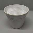 6.3 Inch Ceramic Planter, Plant Pot with Drainage Hole and Saucer, Decorative Glaze Flower Pot for Indoor Plants (White)