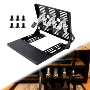 Moroayop Sim Racing Inverted Pedals Kit Upgrade for Logitech G923 G920 G29 G27 G25, All-Metal Adjustable Pedal Mount Stand with Anti-Slip Suction Cups,Logitech Pedals Not Included