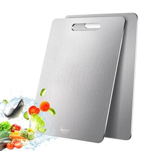 TESFIY Titanium Cutting Board Set of 3, 18/16/14 in