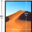 LaVie Home 22x28 Picture Frame for Wall Display, 22x28 Black Picture Frame with HD Plexiglas, 22 x 28 Poster Frame 1 Pack, Display Frame for Vertical or Horizontal, Classic Collection