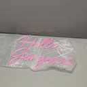 Neonwall Hello Gorgeous Neon Sign for Wedding, Led Neon Light Sign for Bedroom Room Decor Birthday Party USB Operated Game Center Neon Light for Art Gift 22" Pink +White Heart)