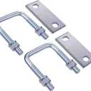 Leaf Spring Clamp Kit Fits Leaf Springs Up To 2.5 Wide, Locks Leaf Springs Together For Stabilizing,Provides Better Control of Axle Torque pack of2
