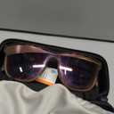 Jefoo Running Sunglasses for Women Men Polarized Retro Shades Trendy 80s Mirrored Shield UV400 Protection Tangle Free