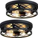 4-Light Farmhouse Ceiling Light Fixture,14 inch Hallway Lighting Fixtures Ceiling,Light Fixtures Ceiling Mount for Kitchen,Entryway,Hall,Bedroom E26 Base