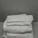 THREAD SPREAD 100% Egyptian Cotton Split King Sheets Sets for Adjustable Bed - 800 Thread Count 5 PC Top Split King Sheet for Sleep Number Bed, Soft Cooling Sheets, Fits Mattress Upto 18 inch - White