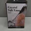 Dimmable Salt Lamp, Natural Himalayan Crystal Rock Salt Lamp Pink Light, Hand Crafted Wooden Base Direct from Foothills of The Himalayas Home Decor, Night Light & Gifts (7-11LB)