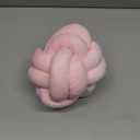 Knot Pillow Ball, Soft Home Decorative Throw Pillows Cushion, Round Changeability Knotted Pillows, Modern Home Handmade Cushions for Bedroom, Sofa, Couch (8 Inch, Light Pink)