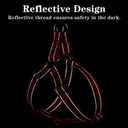 Plutus Pet Step in Dog Harness, Reflective, Adjustable, and Secure with Metal Buckles, Quick Fit Dog Harness for Puppy, Small, Medium and Large Dogs, Red, M