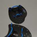 Power Swim Paddles for Lap Swimming - Adjustable Straps - Lap Swimming Gears - Hand Paddles for Adults & Kids (Medium)