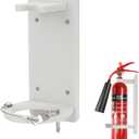 Boat Fire Extinguisher Bracket Mount Holder for Kiddie Marine 5, 10, 110 Children's Series White