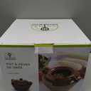 Fox Run 0350 Stoneware Bean Pot, 9.75", Brown, 3.5 Quarts