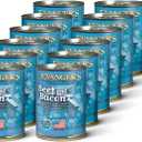 Evanger's Heritage Classics Beef & Bacon Dog Food 12 Count, 12.5 oz Each Grain & Gluten Free Loaf for Dogs Limited Ingredient Recipe Natural Protein-Rich Nutrition BBD January 2029