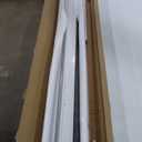 Paramondo Retractable Door Screen for Single Door, Free Stop Sliding Patio Doors - Durable White Aluminium Frames with Fiberglass Mesh - White, Size 34 5/8" Wide x 81 3/8" High