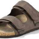 FITORY Womens Sandals with Arch Support Cork Slides for Summer Size 8