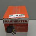 1500W Portable Garage Heater, Electric Outdoor Heater with Fast Heating & Overheat Protection, Patio and Greenhouse Space Heater for Indoor or Outdoor Use (Yellow）