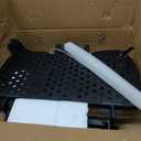 Foldable Golf Cart Rear Seat Bag Holder, Upgraded Golf Cart Rear Seat Bag Rack Only Fits 8-Inch Max Safety Grab Bar, for 4-Seater EZGO Club Car Yamaha, Preinstalled, Space-Saving, No-Drill