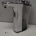 Automatic Soap Dispenser, Touchless Dish Soap Dispenser 17oz/500ml with Infrared Sensor, 5 Adjustable Soap Dispensing Levels, Liquid Hand Dispenser for Bathroom Kitchen Sink (Silver)