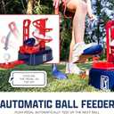Franklin Sports PGA Tour Kids Golf Tee Trainer Toy - Plastic Youth Golf Set with Automatic Ball Feeder - Includes (1) Righty + Lefty Adjustable Club, (15) Balls, and (1) Tee - Ages 3+