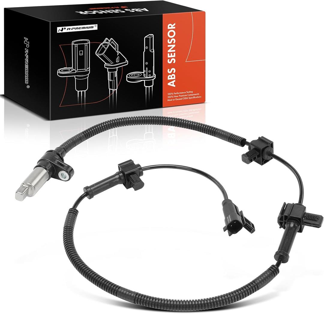 A-Premium Rear Left/Right ABS Wheel Speed Sensor Compatible with Chevrolet Suburban 2500 3500 HD & GMC Sierra 2500 3500 HD, 2015 2016 2017 2018 2019