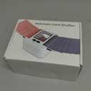 Automatic Card Shuffler for 1-2 Decks, Auto/Manual Modes, USB-C Rechargeable, Quiet Operation, Compatible with UNO, Texas Holdem Poker, Mahjong, Bridge, Rummy, Skip-Bo, Phase 10 & More Card Games