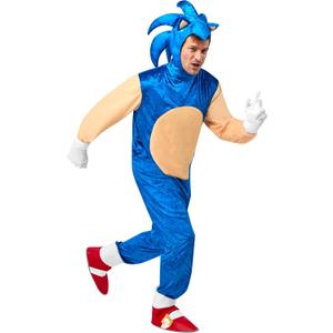 Rubies Sonic the Hedgehog: Deluxe Costume for Adults, Men's Small