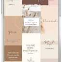 God Verses Collage Phone Case Compatible with iPhone 15 Plus, Aesthetics God Quotation Collage Teen Girl Boy Silicone Shockproof TPU Bumper Case for iPhone 15 Plus