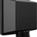 Delta Faucet 50570-BL ShoweringComponents Square Wall Elbow for Hand Shower, Matte Black
