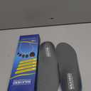 Plantar Fasciitis Feet Insoles Arch Supports Orthotics Inserts Relieve Flat Feet, High Arch (Mens 10-10 1/2 | Womens 12-12 1/2) (Gray)