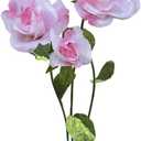 3pc Giant Flowers for Decoration - Indoor Outdoor Decor Huge Paper Flower, Realistic Faux Rose Flowers for Wedding, Birthday, Home Decor, Photography Props, Mall Display, Party Background Decor (Pink)