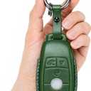 for Mercedes Key Fob Cover,Compatible with 2019-2021 A-Class C-Class G-Class E-Class S-Class