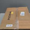 42 Inch Black Ceiling Fans with Lights and Remote, Flush Mount Low Profile Ceiling Fan for Bedroom, Living Room, Patio, Dimmable 6 Speeds Noiseless Reversible, ETL Listed