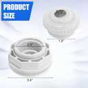 SP1023 Pool Inlet Return Fitting for Hayward Above Ground Pool 1-1/2" Fip Inlet Return Fitting with Locknut and Gasket SP1419D Opening Directional Flow Inlet Fitting(2 sets)