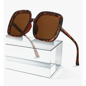 miyya Oversized Polarized Sunglasses Women, Trendy Retro Sun Glasses for Women 2025, Oversized Shades